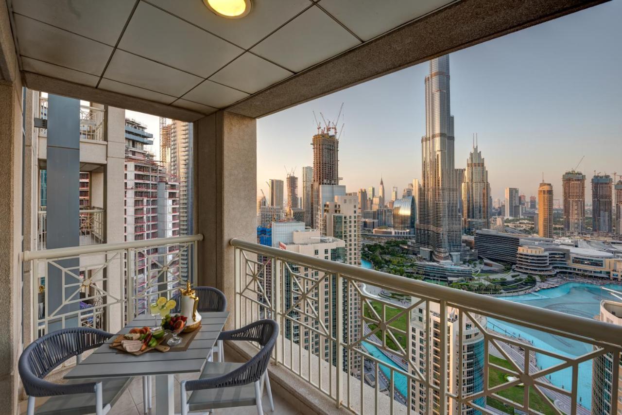 Durrani Homes - Designer 2Br Apt With Stunning Burj Khalifa And Fountain View ドバイ エクステリア 写真